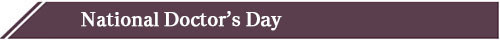 National Doctor's Day